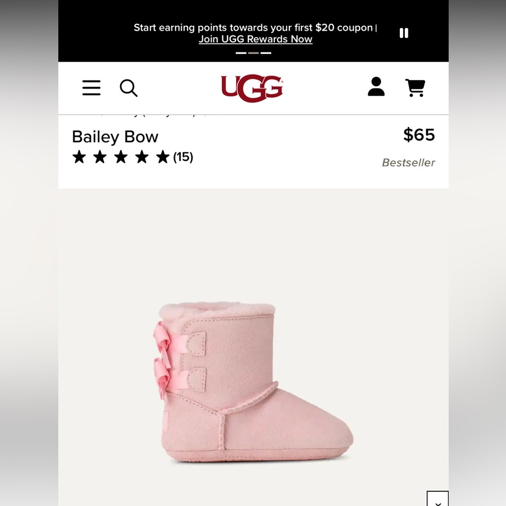 Toddler Bailey Bow UGG